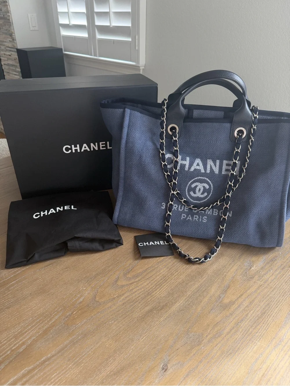 CHANEL Large Deauville Tote